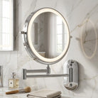 Makeup Mirror With LED Lights And 10x Magnification