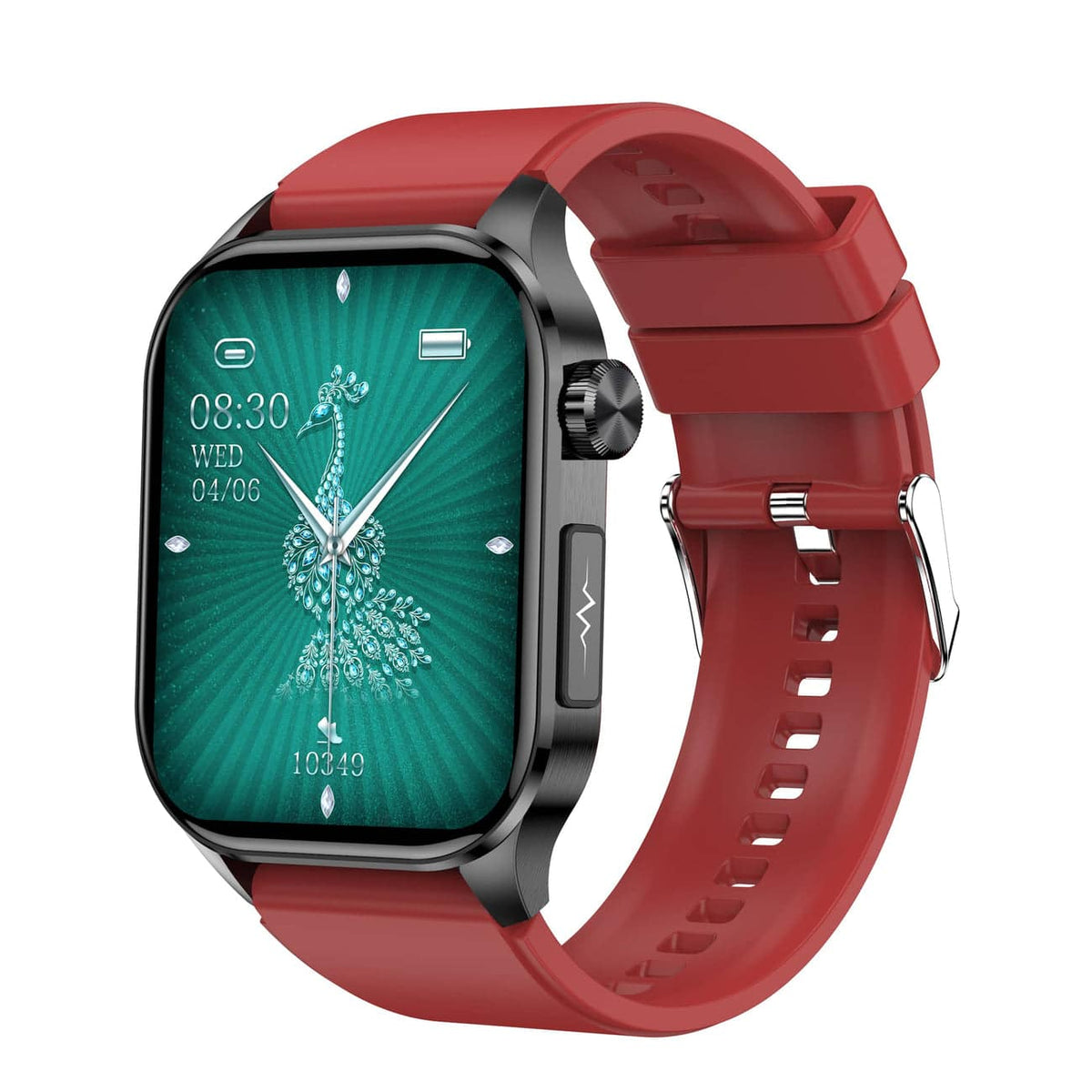 Smart Watch With Heart Rate Monitoring For Health Tracking