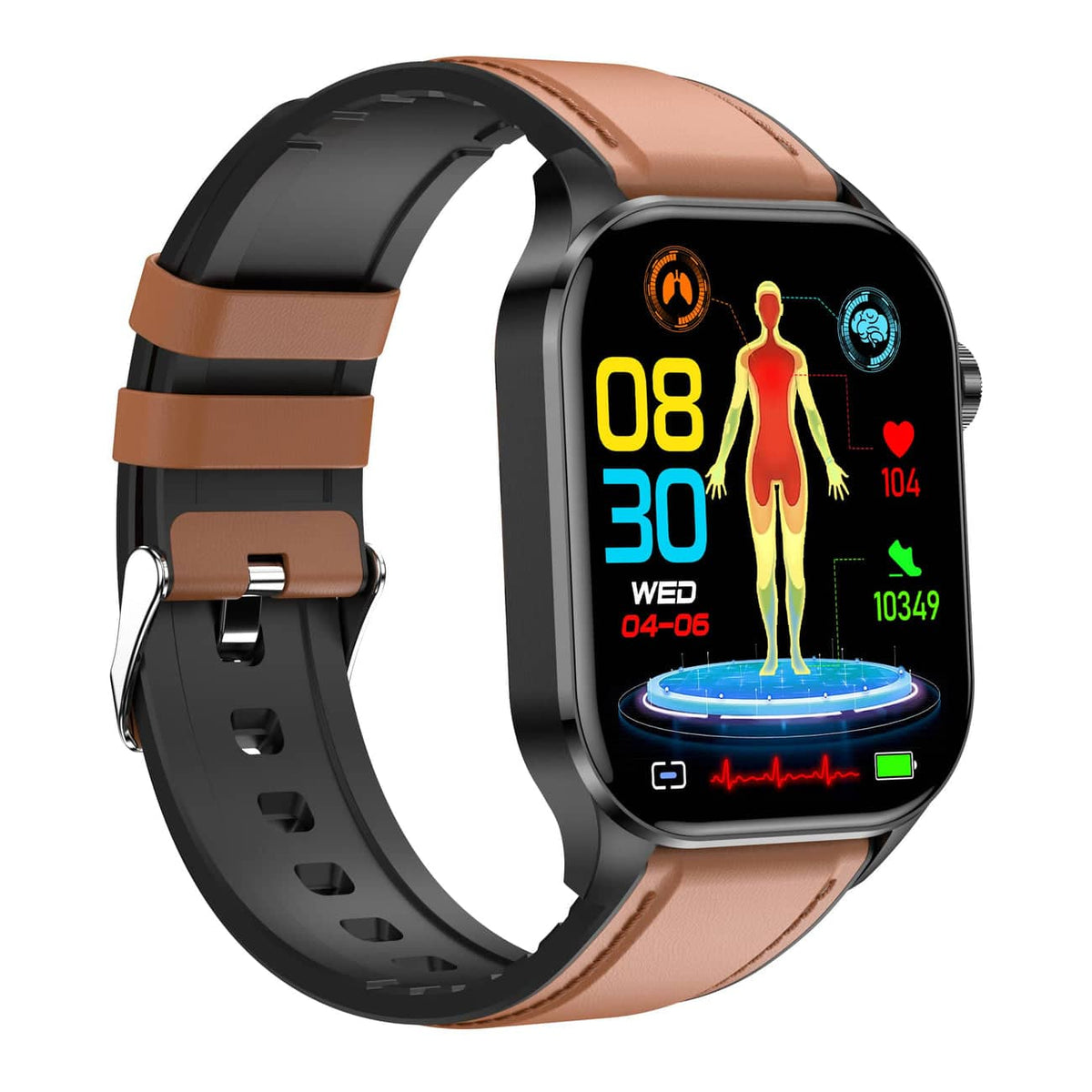 Smart Watch With Heart Rate Monitoring For Health Tracking