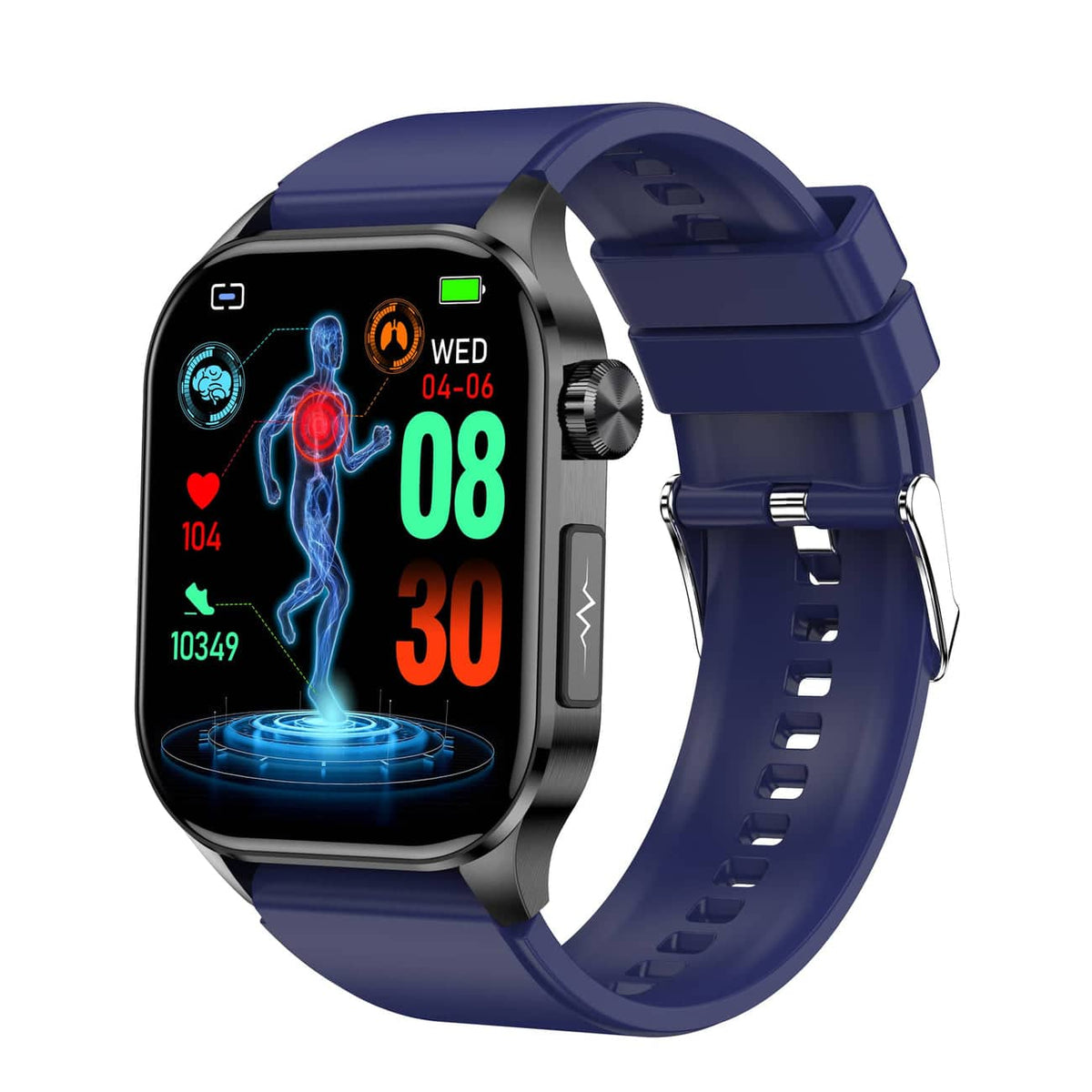Smart Watch With Heart Rate Monitoring For Health Tracking