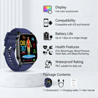 Smart Watch With Heart Rate Monitoring For Health Tracking