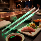 Light Up LED Chopsticks for Dining - green