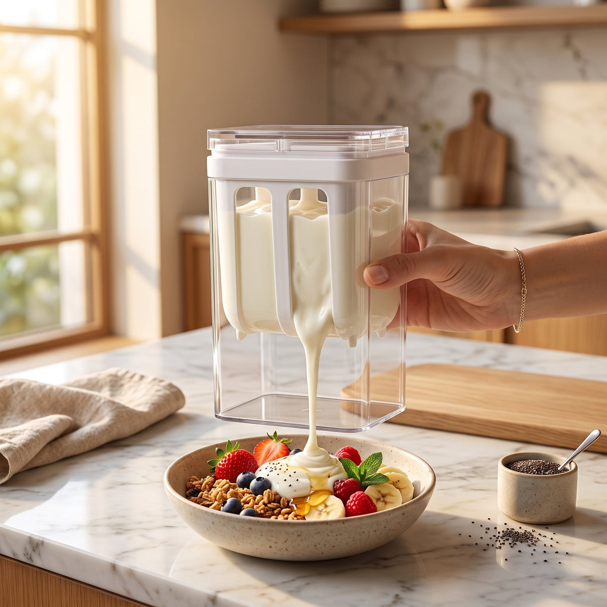 Stainless Steel Yogurt Strainer Filter Basket