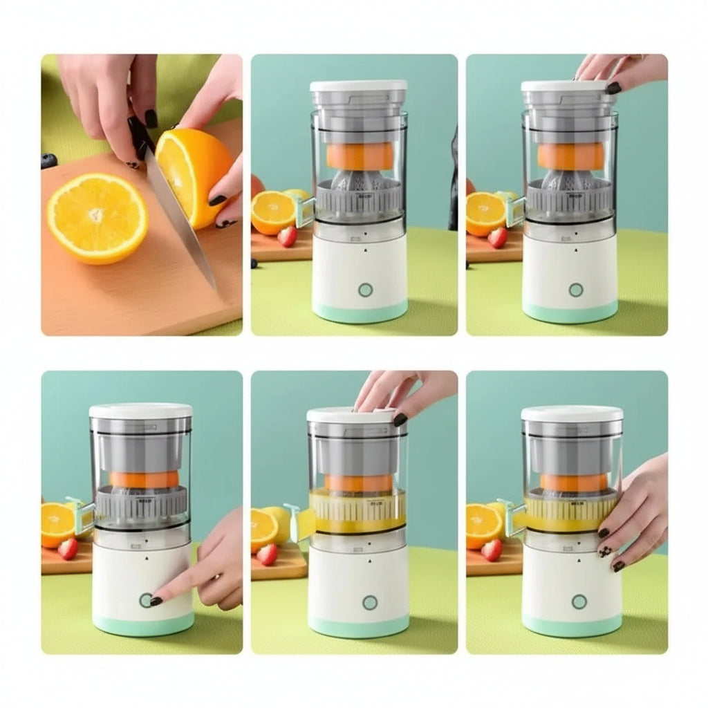 Portable USB Rechargeable Electric Juice Blender Bottle