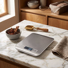 Kitchen Food Scale Digital Rechargeable USB - white 5kg-battery