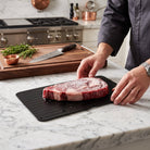 Aluminium defrosting tray for kitchen thawing food