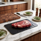 Aluminium defrosting tray for kitchen thawing food