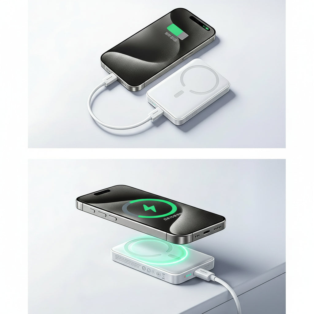 Power Bank Magnetic Wireless Fast Charging