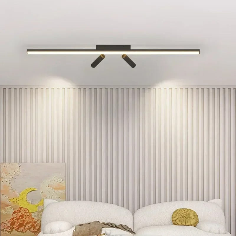 LED track ceiling light fixture
