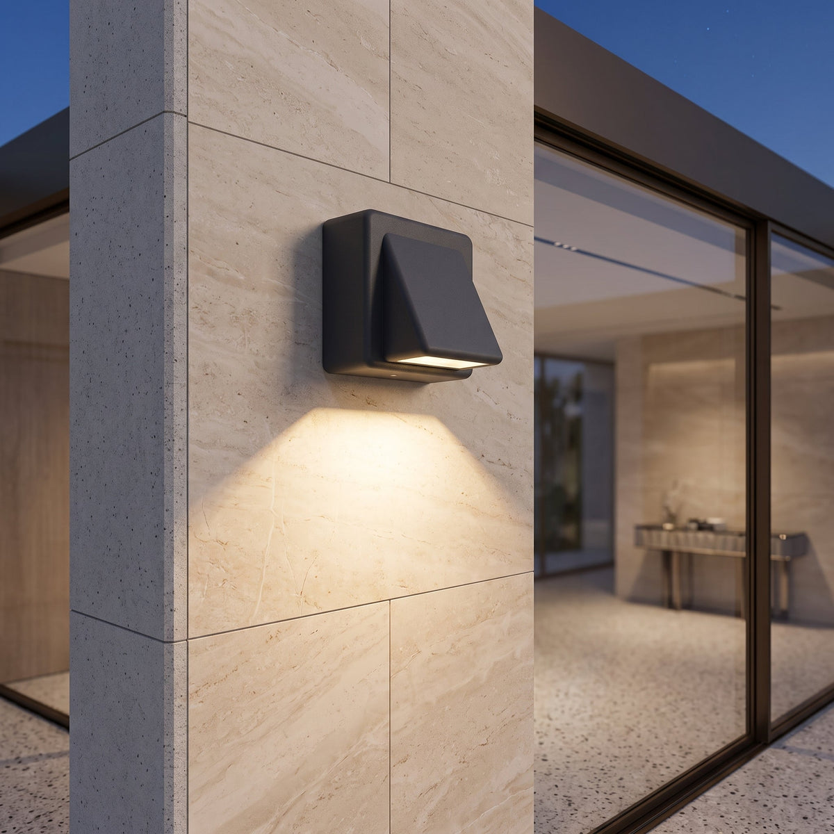 LED up down wall light fixture - 5w single head