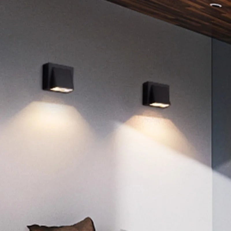 LED up down wall light fixture