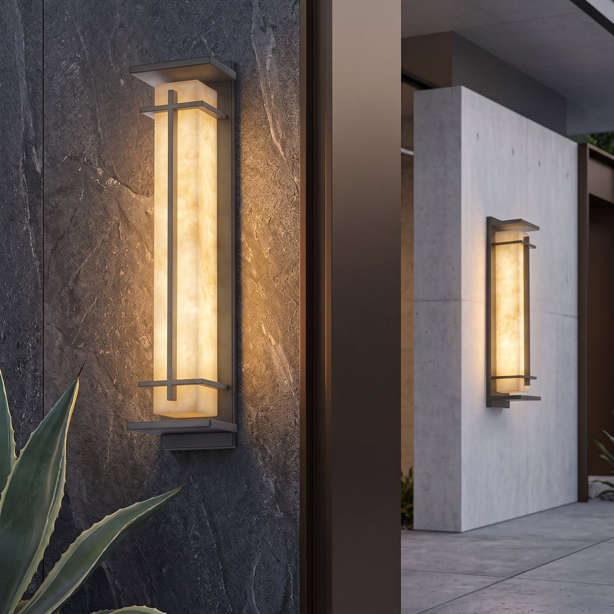 Wall light fixture for outdoor use