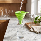 Kitchen funnel in collapsible silicone design