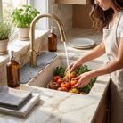 Silicone sink faucet splash guard mat