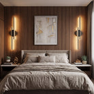 Double head LED wall light fixture