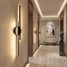 Double head LED wall light fixture