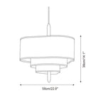 Pendant light with wabi sabi minimalist design