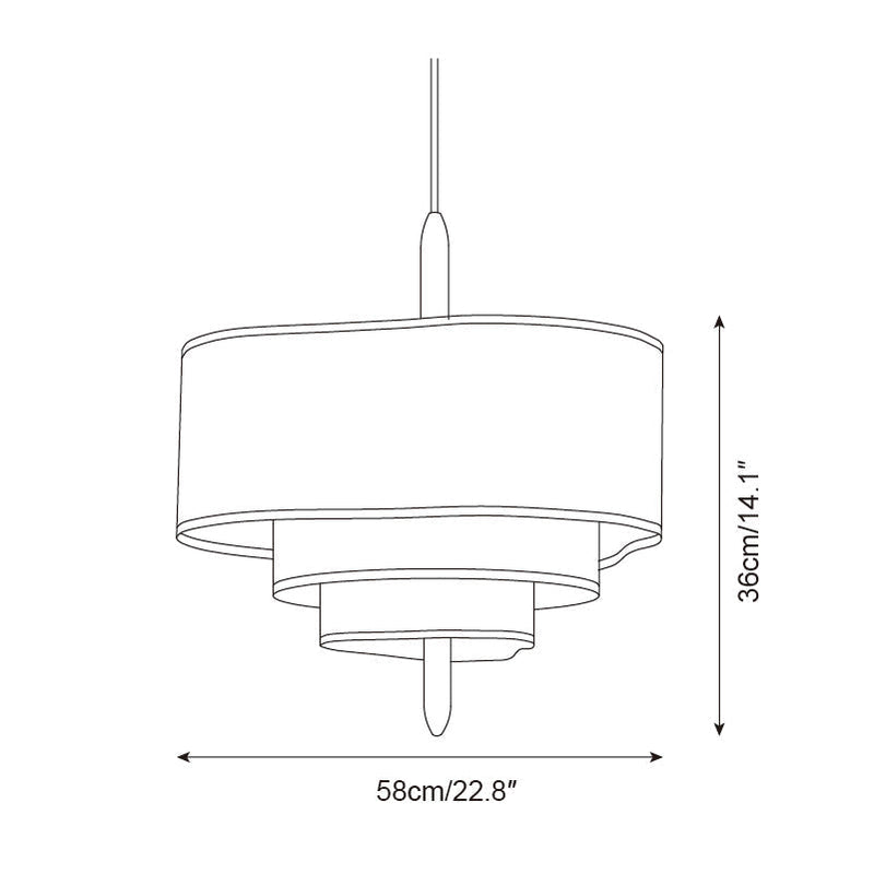 Pendant light with wabi sabi minimalist design