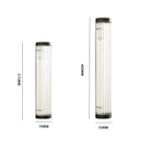 Outdoor wall light with retro design