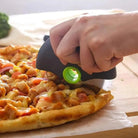 Rotary Pizza Cutter With Stainless Steel Safety Guard