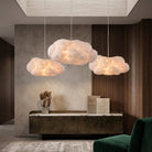 Pendant light with decorative diffused glow