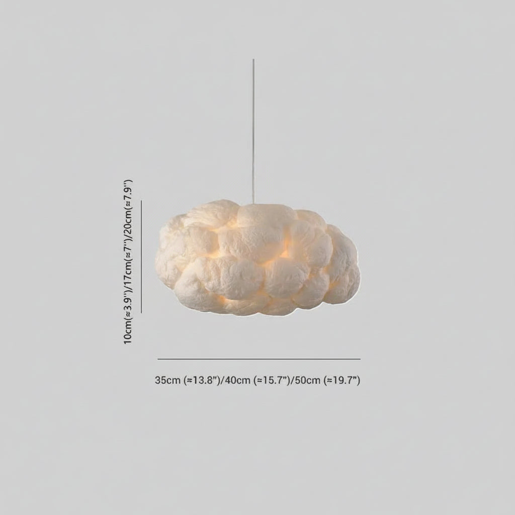 Pendant light with decorative diffused glow