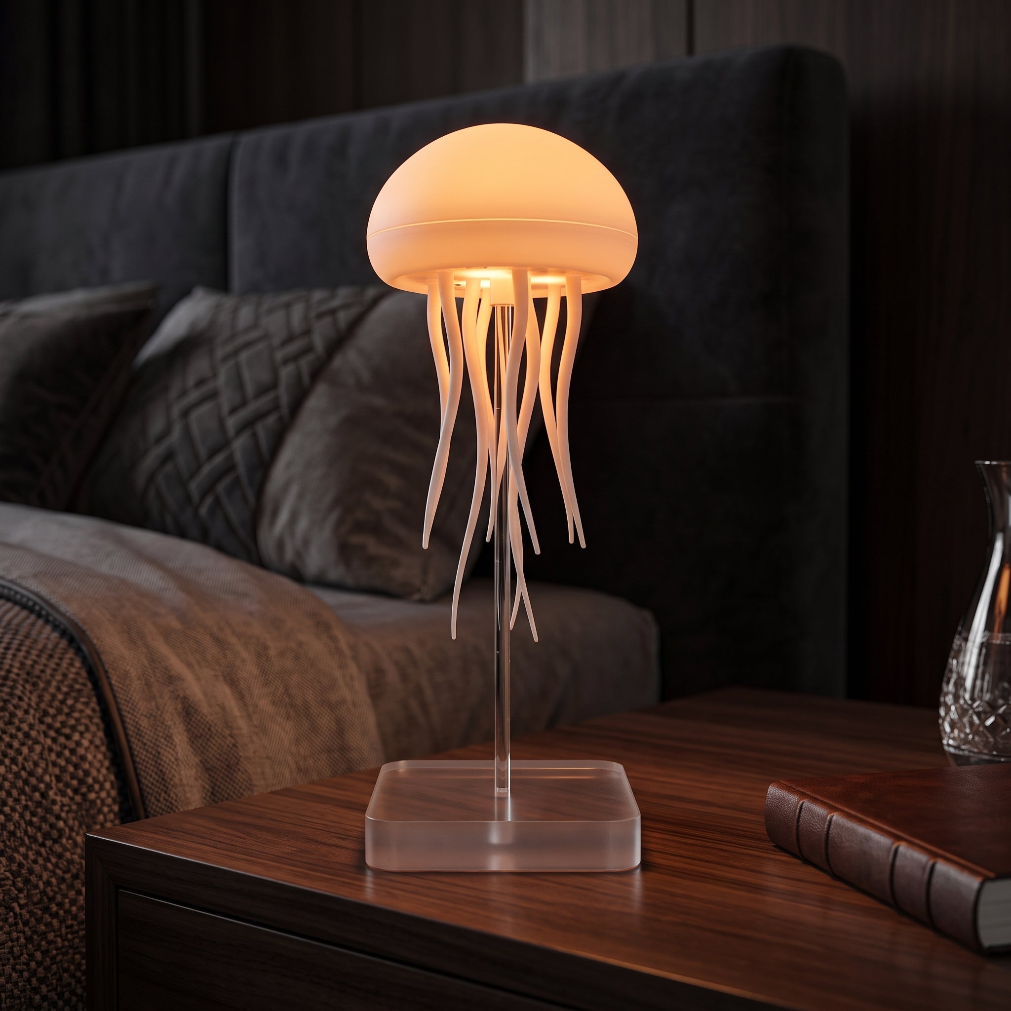 LED Night Light Shaped Like Jellyfish With USB
