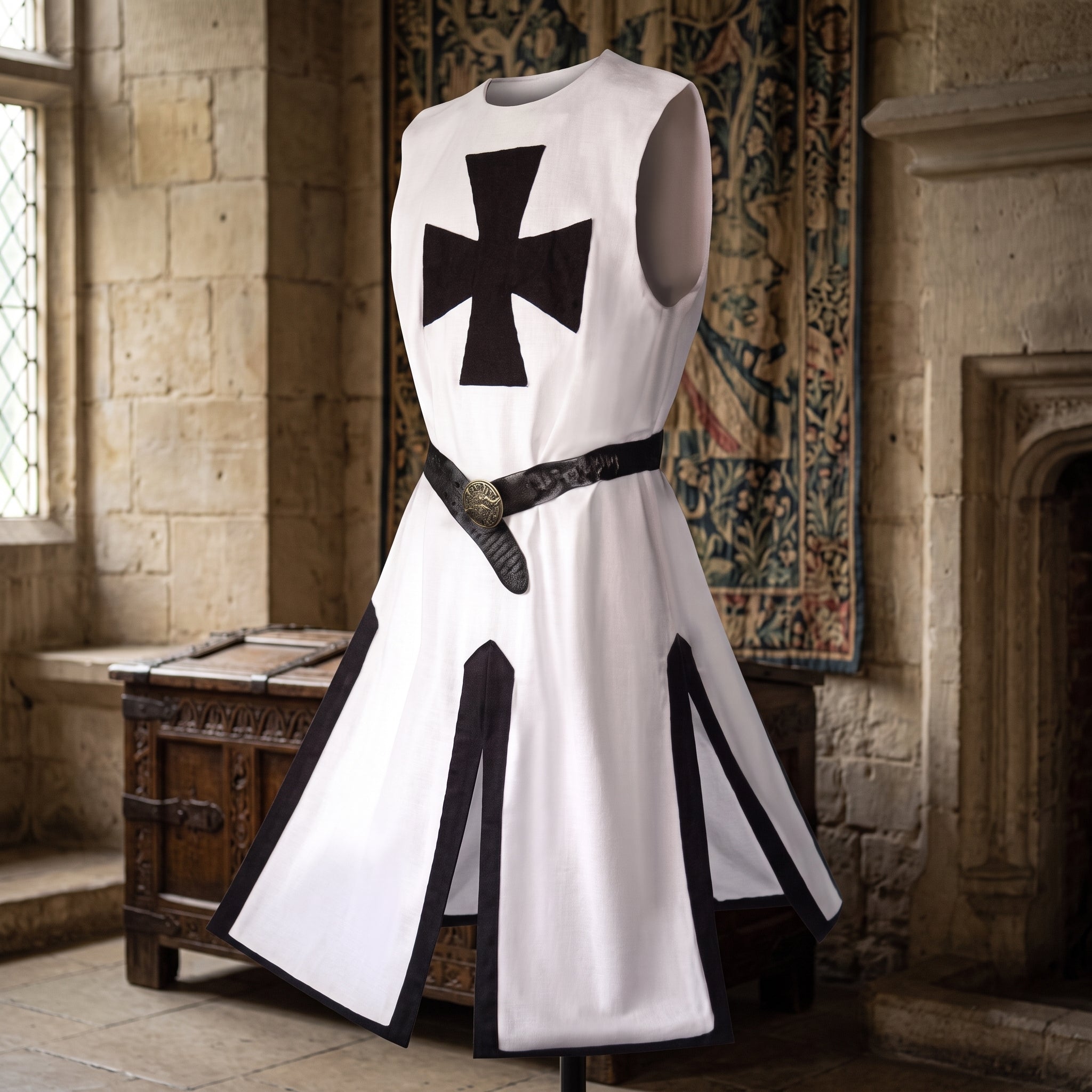 Medieval Costume Cloak With Hood For Events