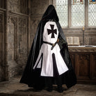 Medieval Costume Cloak With Hood For Events