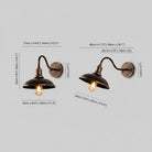 Wall lantern light for outdoor use