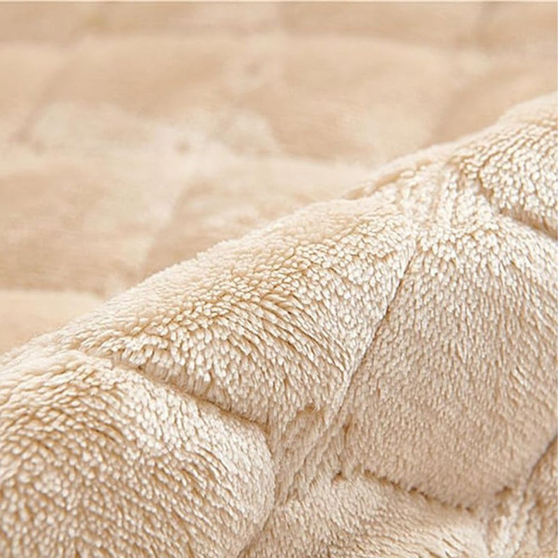 Armchair Cover with Quilted Storage Pockets