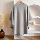 Women's Poncho Shawl Wrap Reversible Winter Style