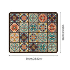 Washing machine mat cover with anti-slip design