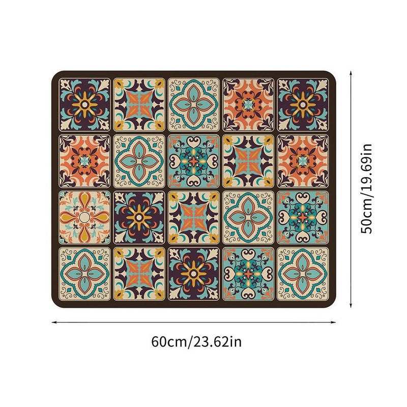 Washing machine mat cover with anti-slip design