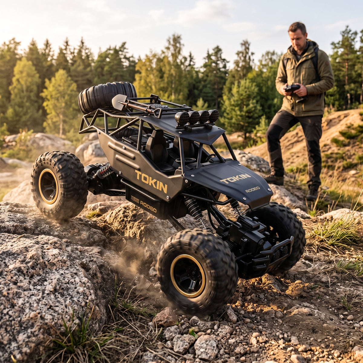 Remote Control Off-Road Car with Four-Wheel Drive