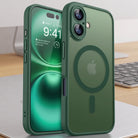 iPhone case with magnetic MagSafe matte finish - green