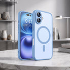 iPhone case with magnetic MagSafe matte finish - light blue