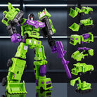 Transforming robot toy with movable parts