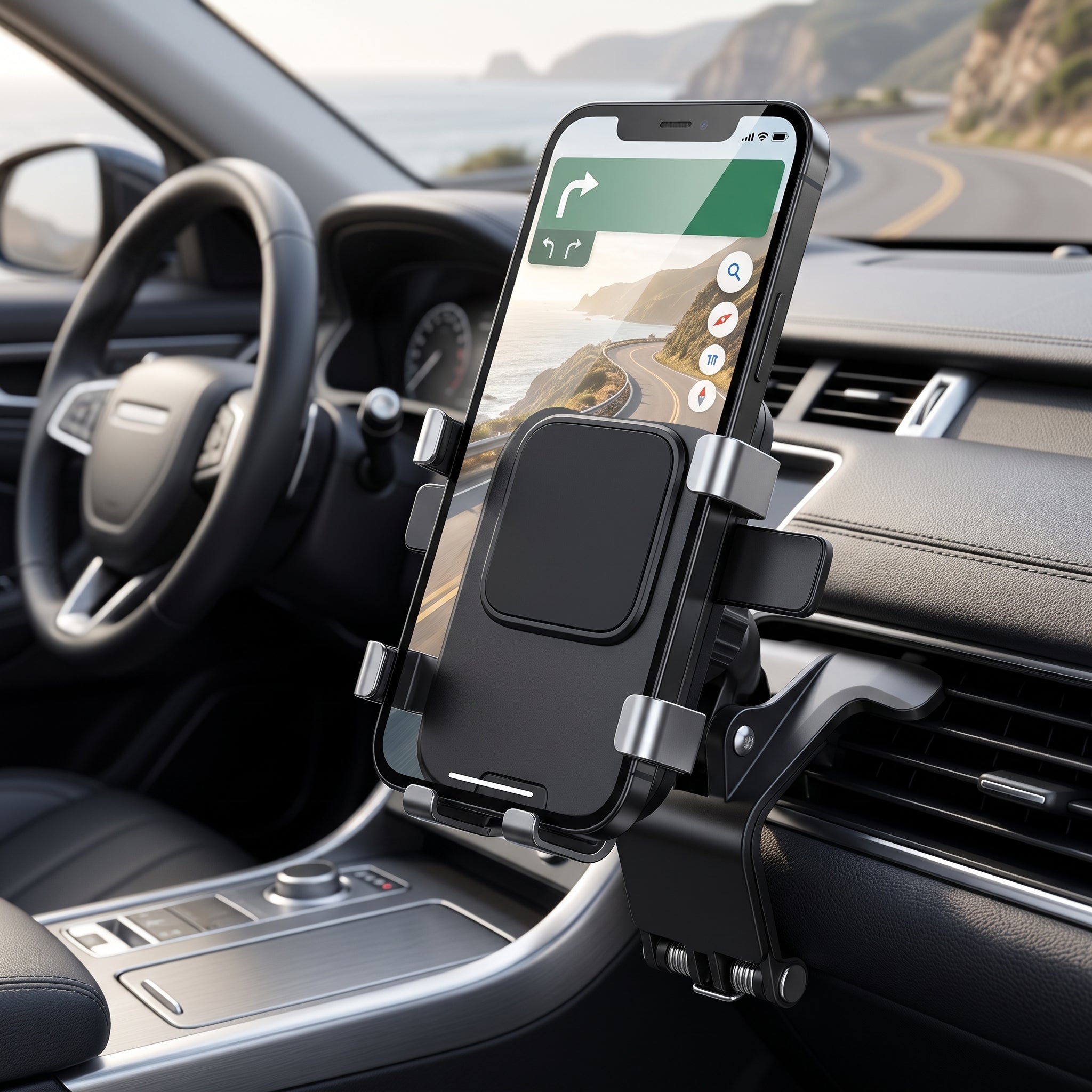 Car Phone Holder with Adjustable Dashboard Mount