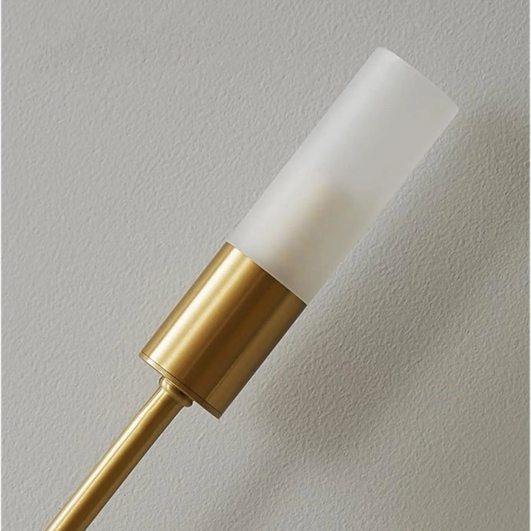 Indoor wall lamp with adjustable up down LED light