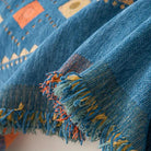 Sofa Cover with Boho Jacquard Pattern and Non-Slip Fit