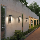 Outdoor wall light fixture for porch and garden