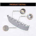 Outdoor LED wall light fixture with up down lighting
