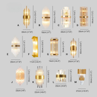 Up down LED wall light with crystal stainless steel