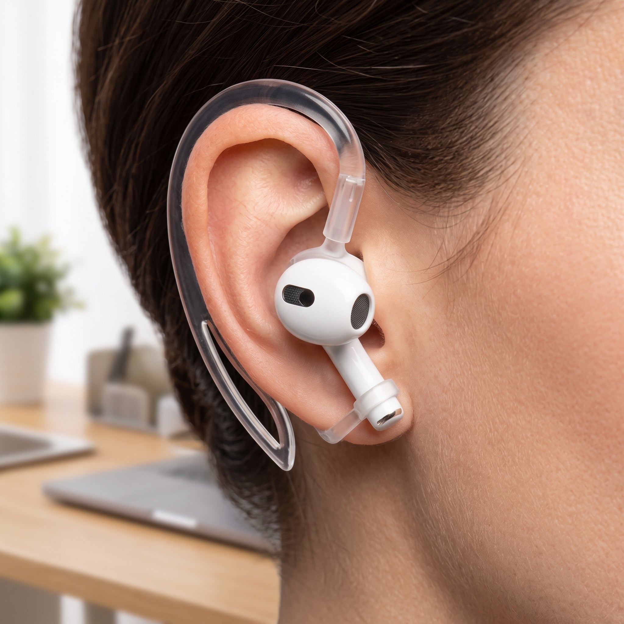 Ear Hooks with Silicone Secure Fit for Earbuds