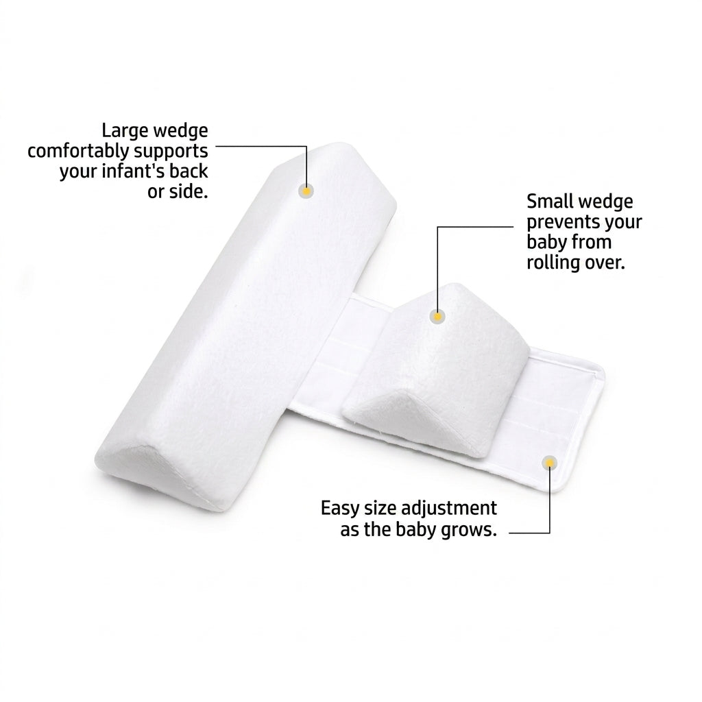 Infant Positioning Pillow with Adjustable Side Support