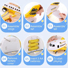 Airport Playset with Transforming Airplane for Kids