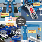 Airport Playset with Transforming Airplane for Kids