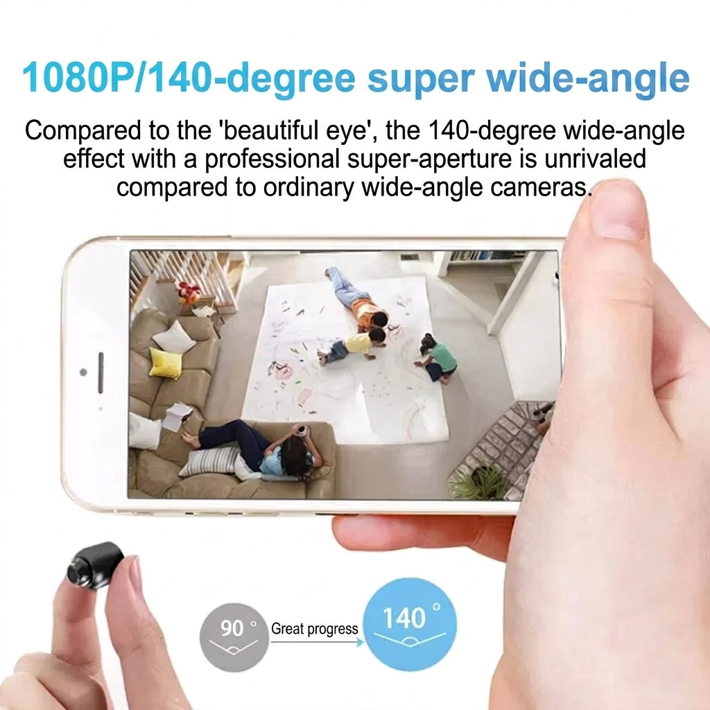 Mini WiFi camera with night vision and full HD