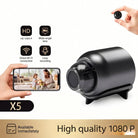 Mini WiFi camera with night vision and full HD